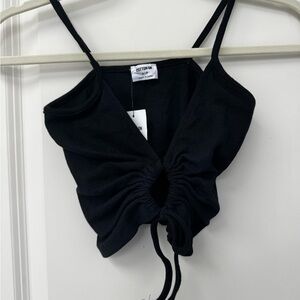 Cotton On Black Cut-Out Tank Top